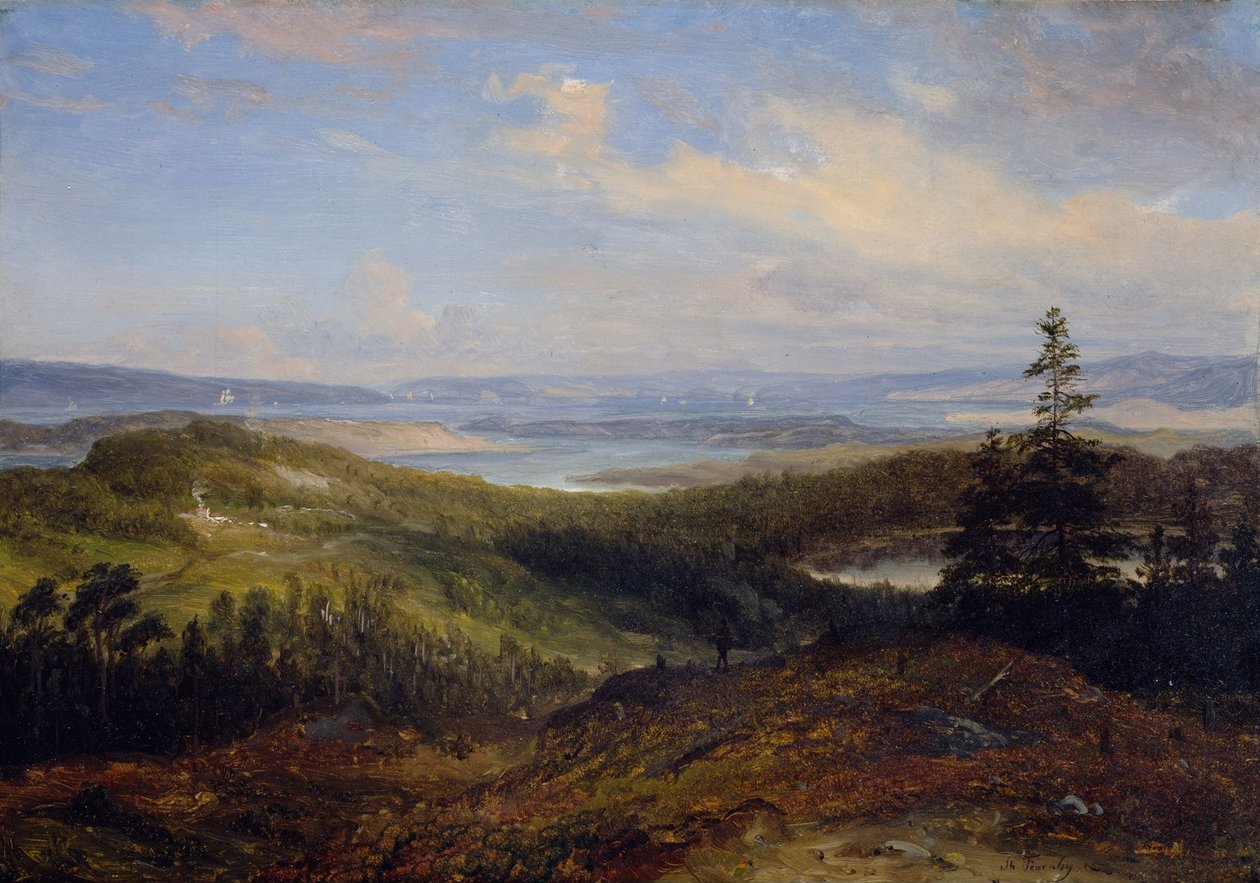 Vista do fiorde de Oslo de Thomas Fearnley