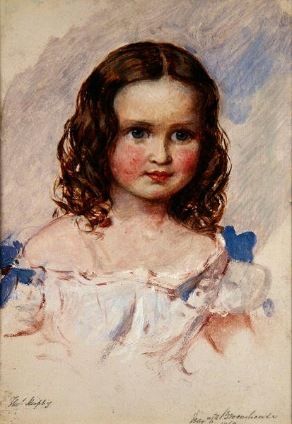 Retrato de uma jovem rapariga de Thomas Frank Heaphy