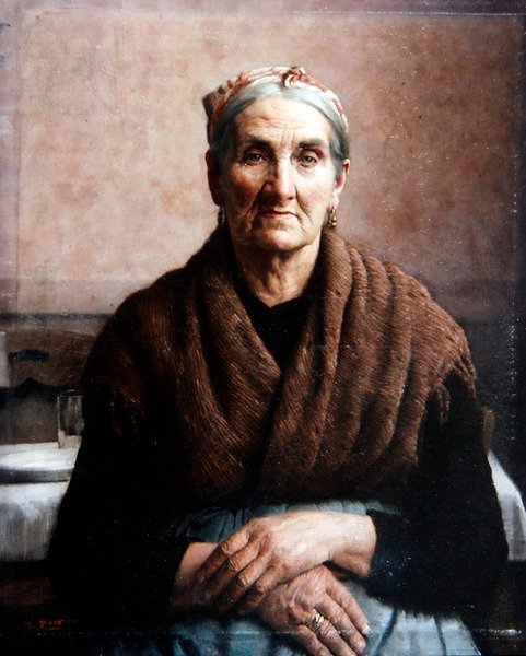 Madame Dafashno (óleo sobre tela) de Thomas Frederick Mason Sheard