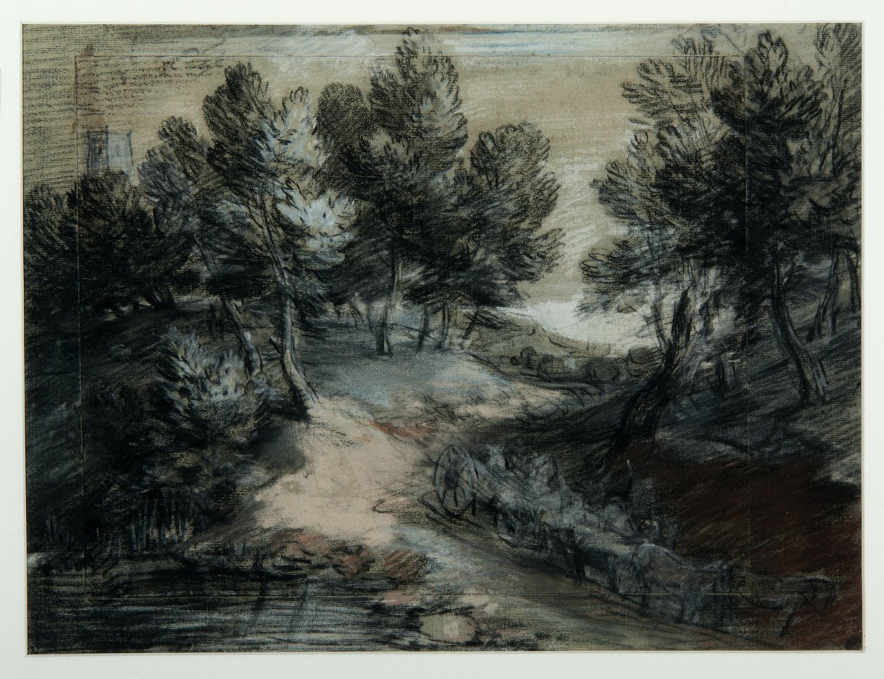 A Timber Waggon on a Woodland Road, 1775-80 de Thomas Gainsborough