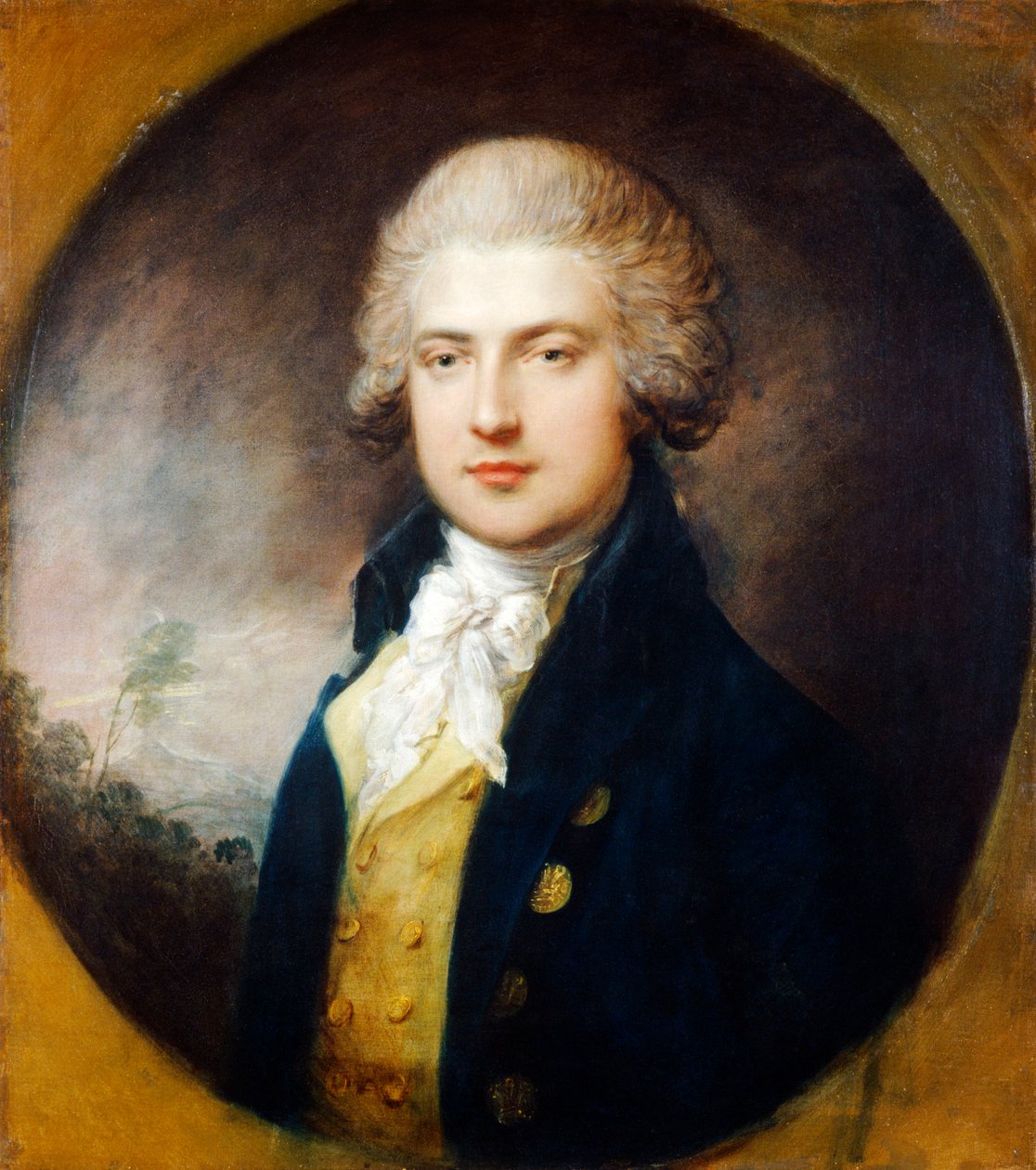 Um Associado do Príncipe de Gales, c.1781 (óleo sobre tela) de Thomas Gainsborough