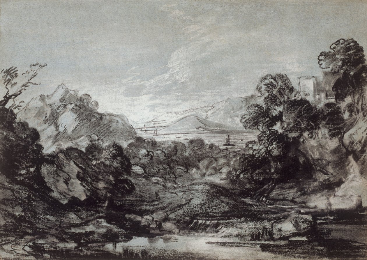 Vista Costeira de Thomas Gainsborough
