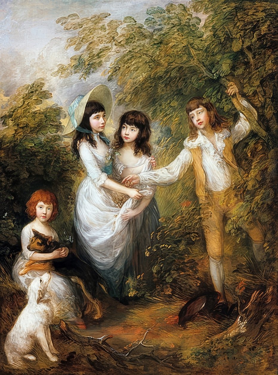 Os filhos de Marsham. 1787 de Thomas Gainsborough