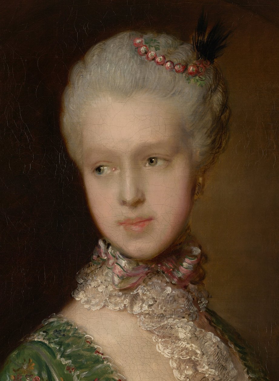 Elizabeth Wrottesley, mais tarde Duquesa de Grafton de Thomas Gainsborough