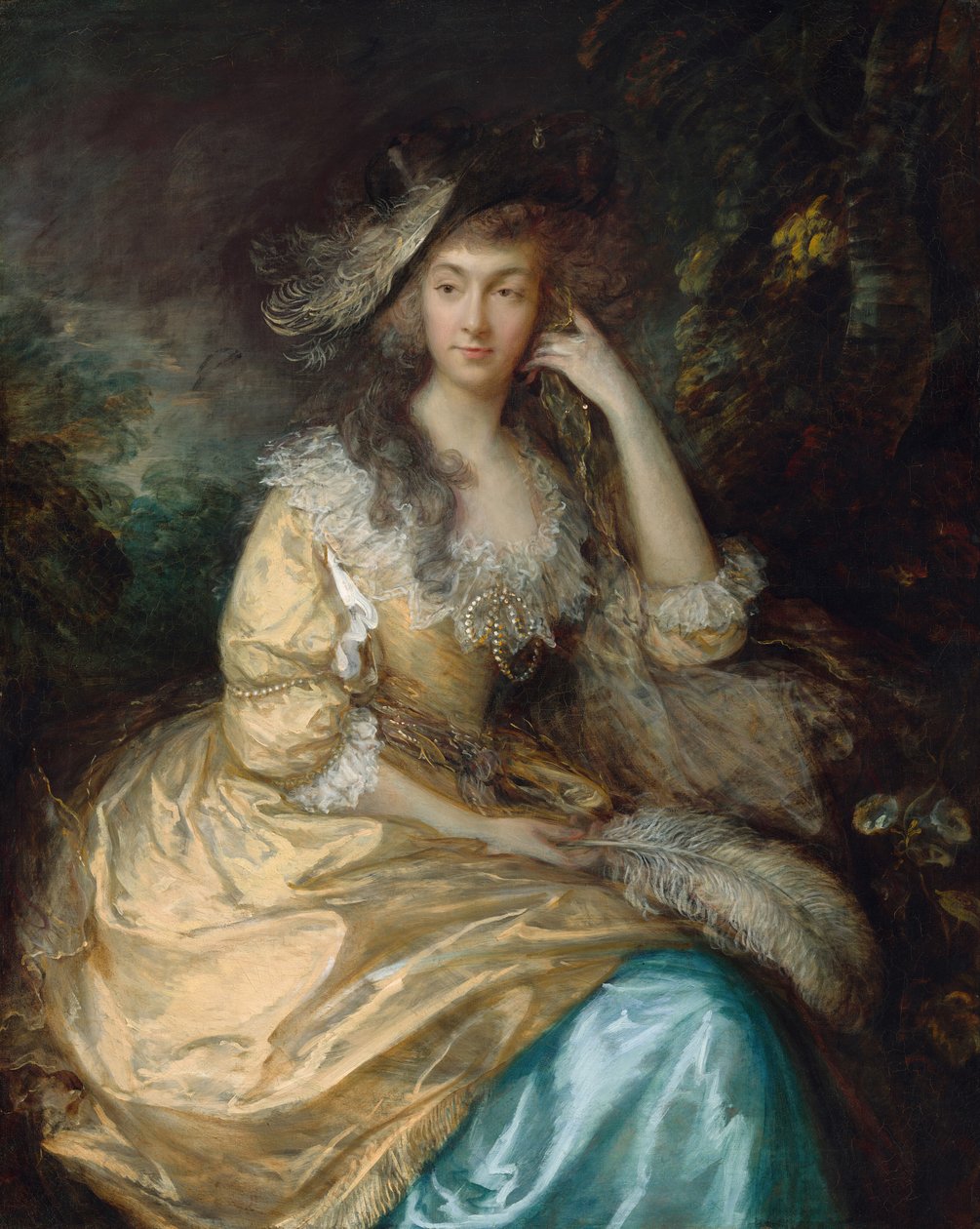 Frances Susanna, Senhora de Dunstanville, c. 1786. de Thomas Gainsborough
