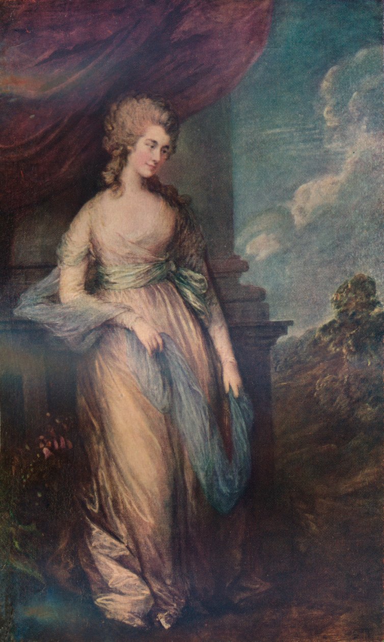Georgiana, Duquesa de Devonshire, 1783, 1911 de Thomas Gainsborough