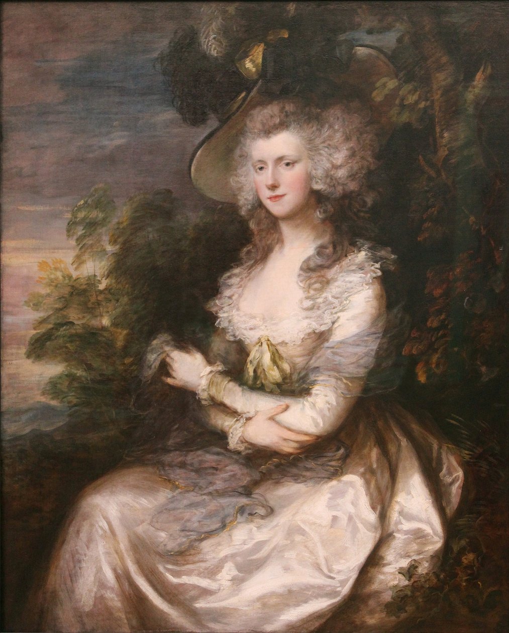 Alemão: Mrs Thomas Hibbert Retrato da Sra. Thomas Hibbert de Thomas Gainsborough