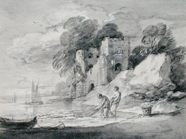 Travar a rede do Sena de Thomas Gainsborough