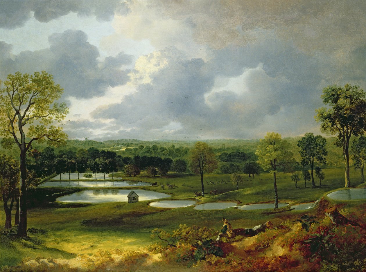 Parque de Holywells, Ipswich, 1748-50 de Thomas Gainsborough