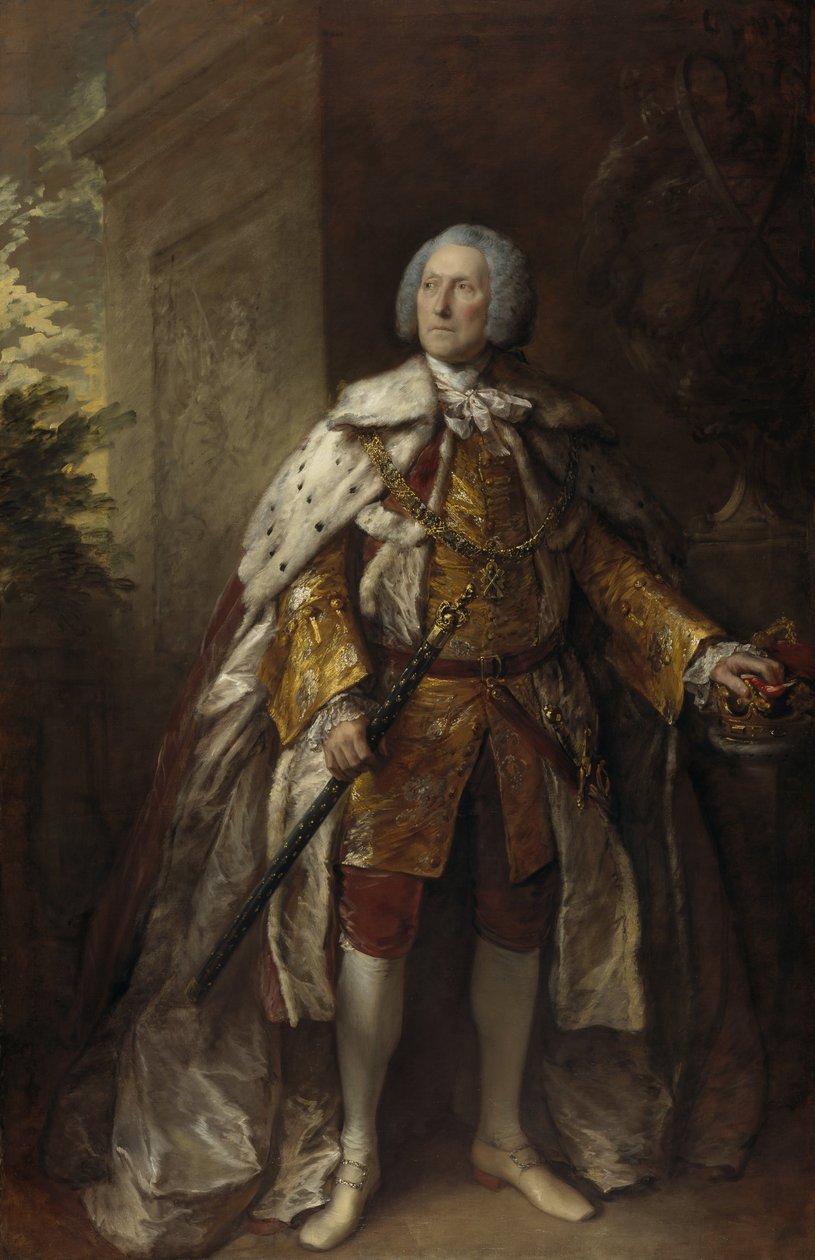 John Campbell, 4.º duque de Argyll, cerca de 1693 - 1770. Soldado de Thomas Gainsborough