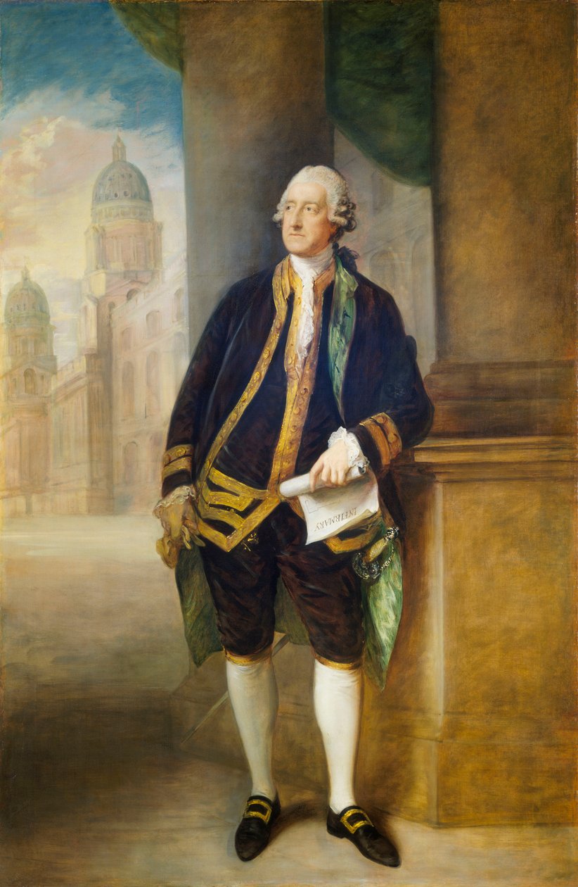 John Montagu, 4º Conde de Sandwich de Thomas Gainsborough