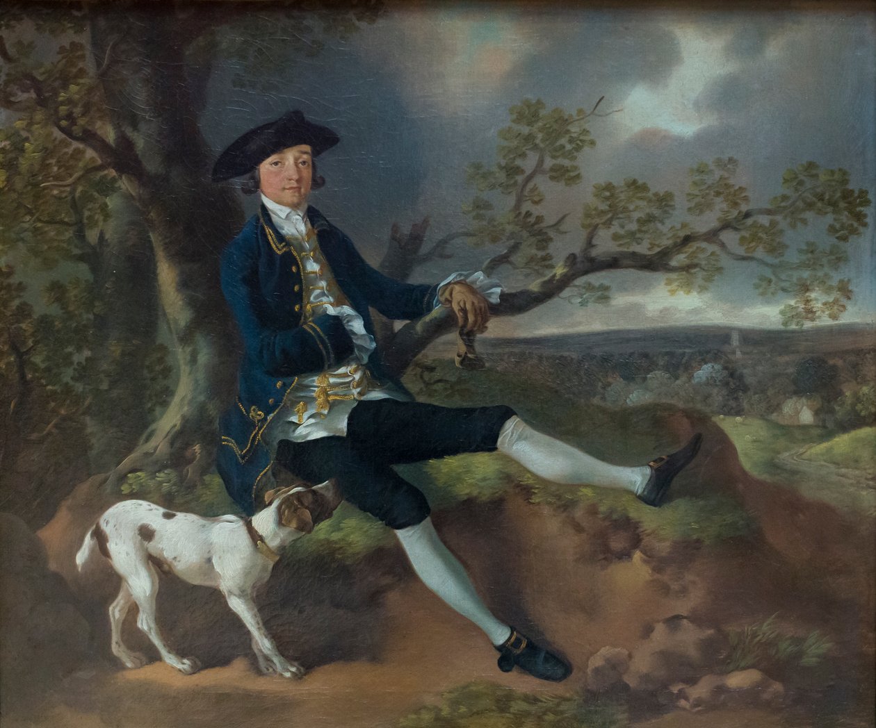 John Plampin, cerca de 1752 (óleo sobre tela) de Thomas Gainsborough