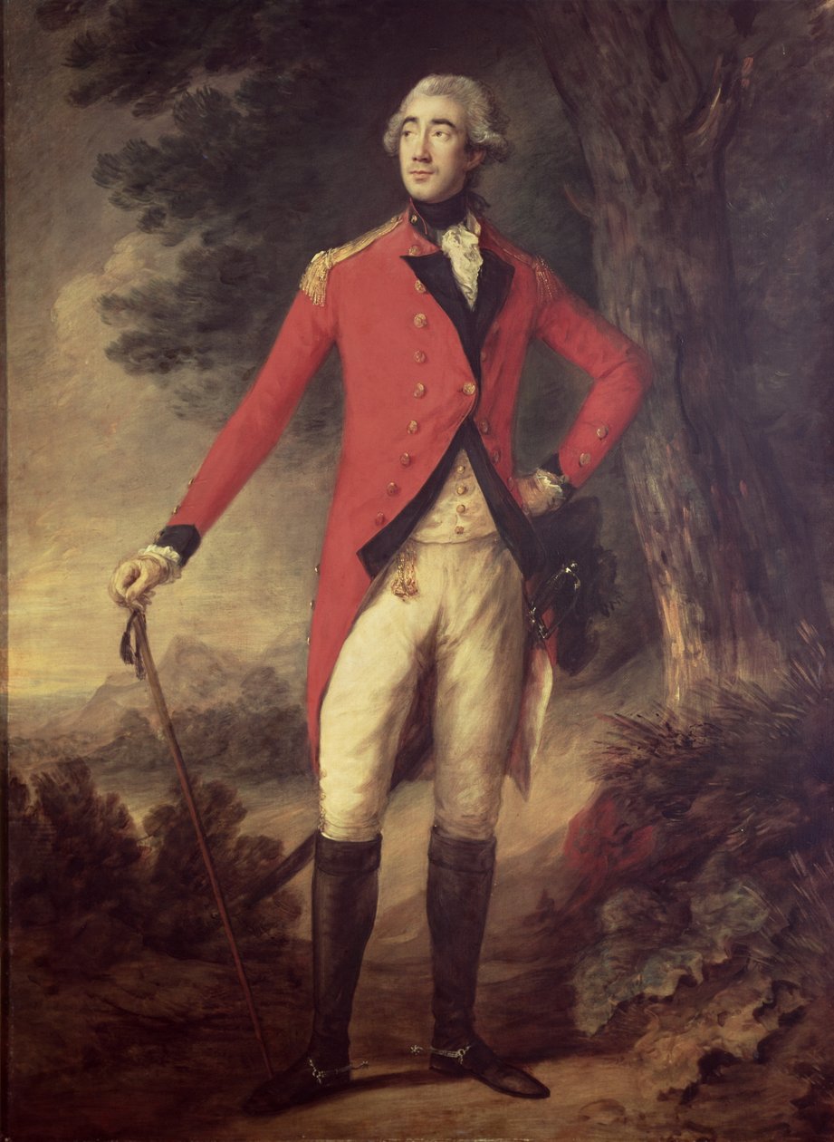 Lord Hastings (1732-1818) Governador da Índia, década de 1780 de Thomas Gainsborough