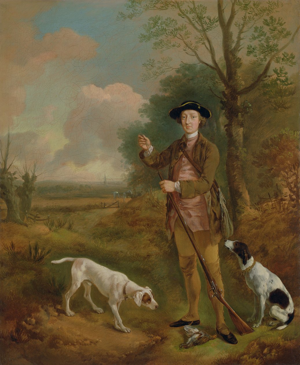 Major John Dade (1726-1811) de Tannington, Suffolk, c.1755 (óleo sobre tela) de Thomas Gainsborough