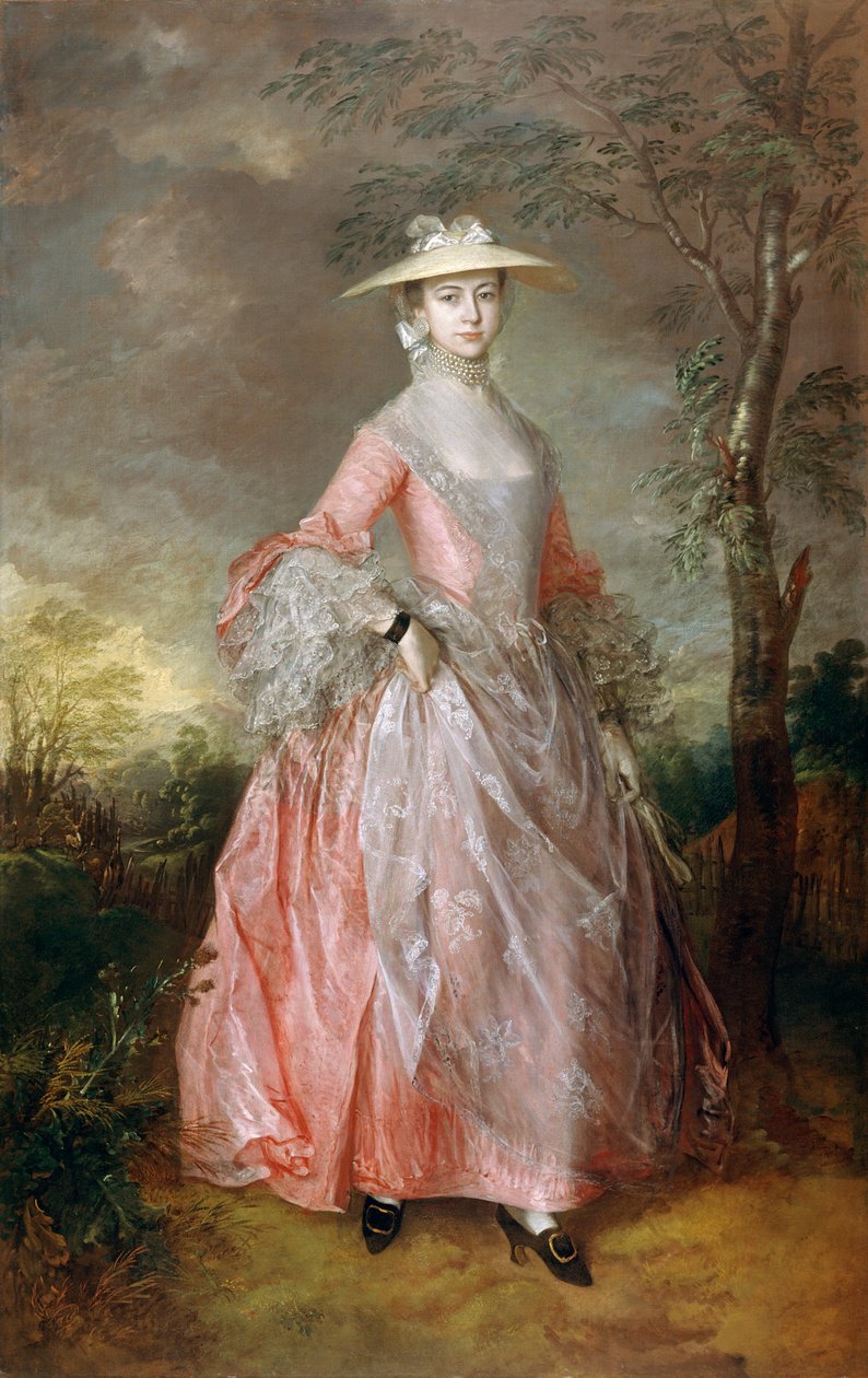 Mary Condessa Howe, c.1760 (óleo sobre tela) de Thomas Gainsborough