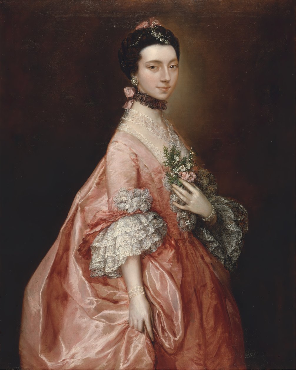 Mary Little, mais tarde Lady Carr, ca. 1765. de Thomas Gainsborough