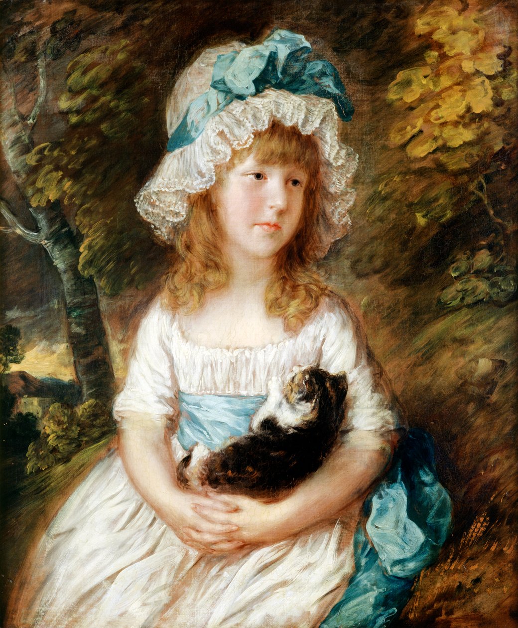 Miss Brummell, c.1781-82 (óleo sobre tela) de Thomas Gainsborough