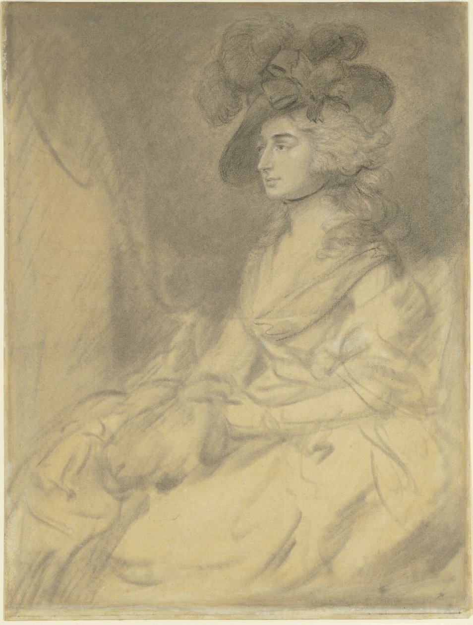 Sra. Sarah Siddons de Thomas Gainsborough