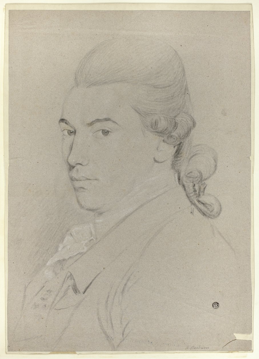 Retrato busto de um homem de Thomas Gainsborough