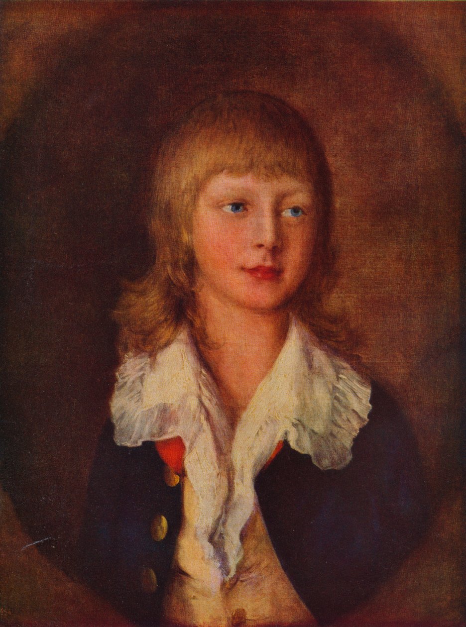 Retrato de Adolphus, duque de Cambridge, vestindo o uniforme de Windsor, século XVIII de Thomas Gainsborough