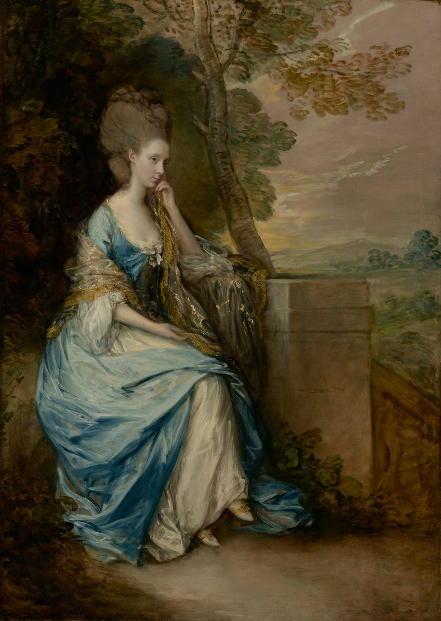 Retrato de Anne, condessa de Chesterfield, 1777-8 (óleo sobre tela0 de Thomas Gainsborough