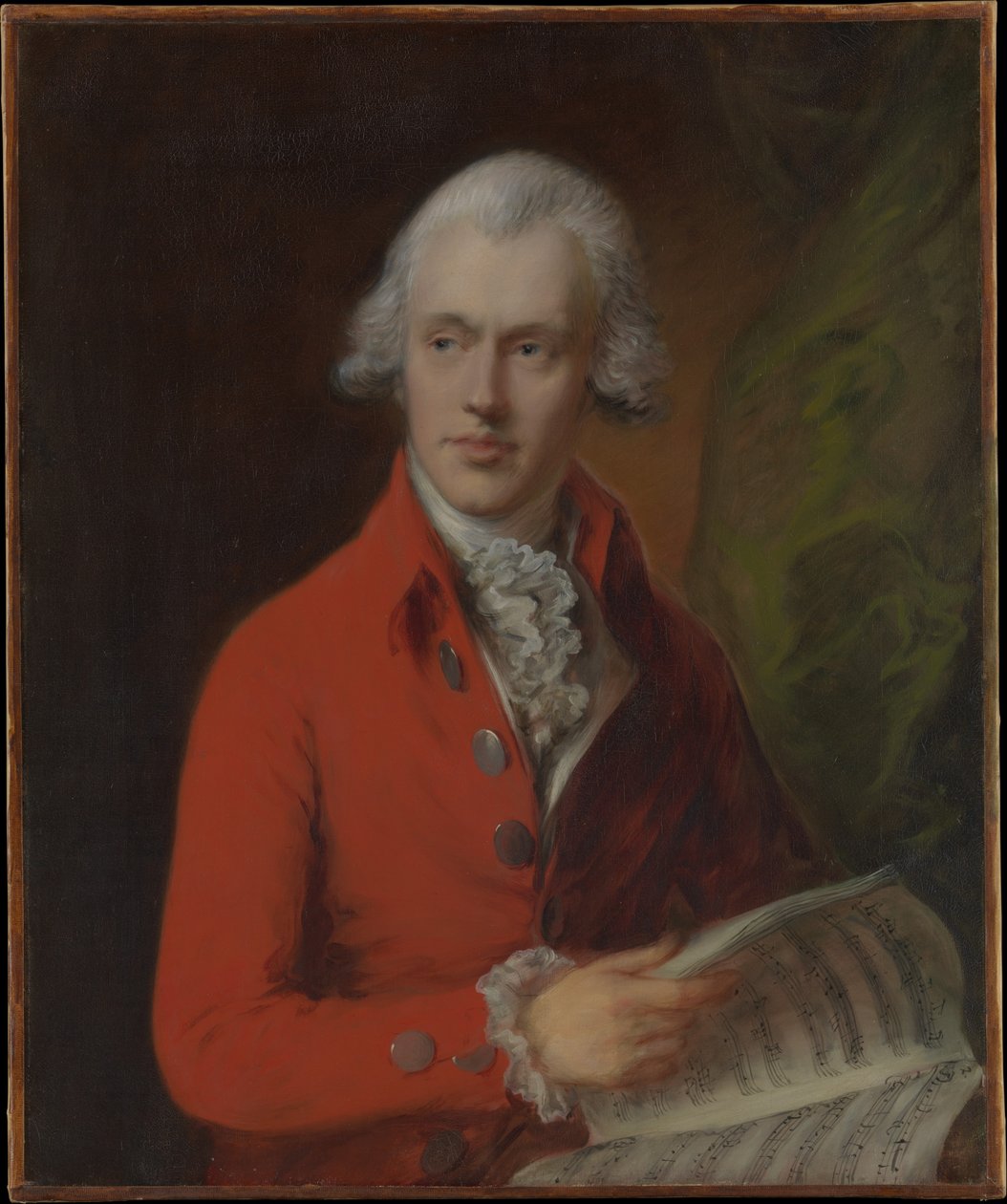 Retrato de Charles Rousseau Burney (1747-1819) de Thomas Gainsborough