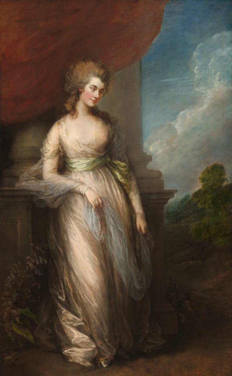 Retrato de Georgiana Cavendish, Duquesa de Devonshire (1757-1806) de Thomas Gainsborough