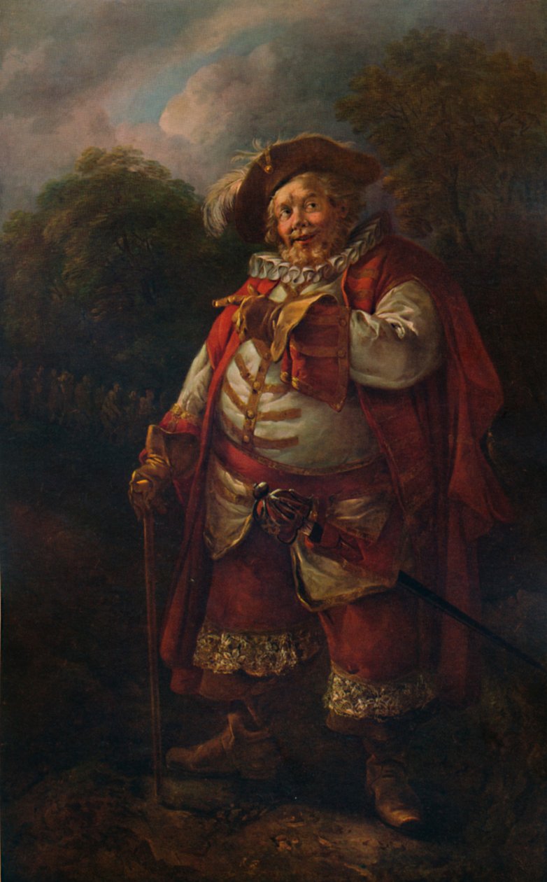 Retrato de James Quin como Falstaff, século 18, 1935 de Thomas Gainsborough