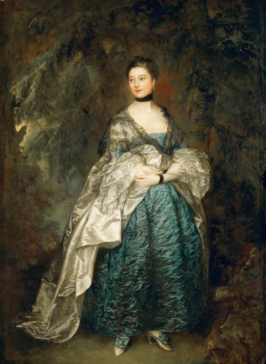 Retrato de Lady Alston, Gertrude Durnford 1731-1807, 1760. de Thomas Gainsborough