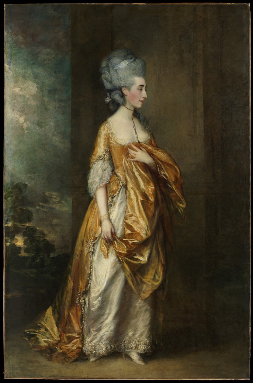 Retrato da Sra. Grace Dalrymple Elliott (1754-1823) de Thomas Gainsborough