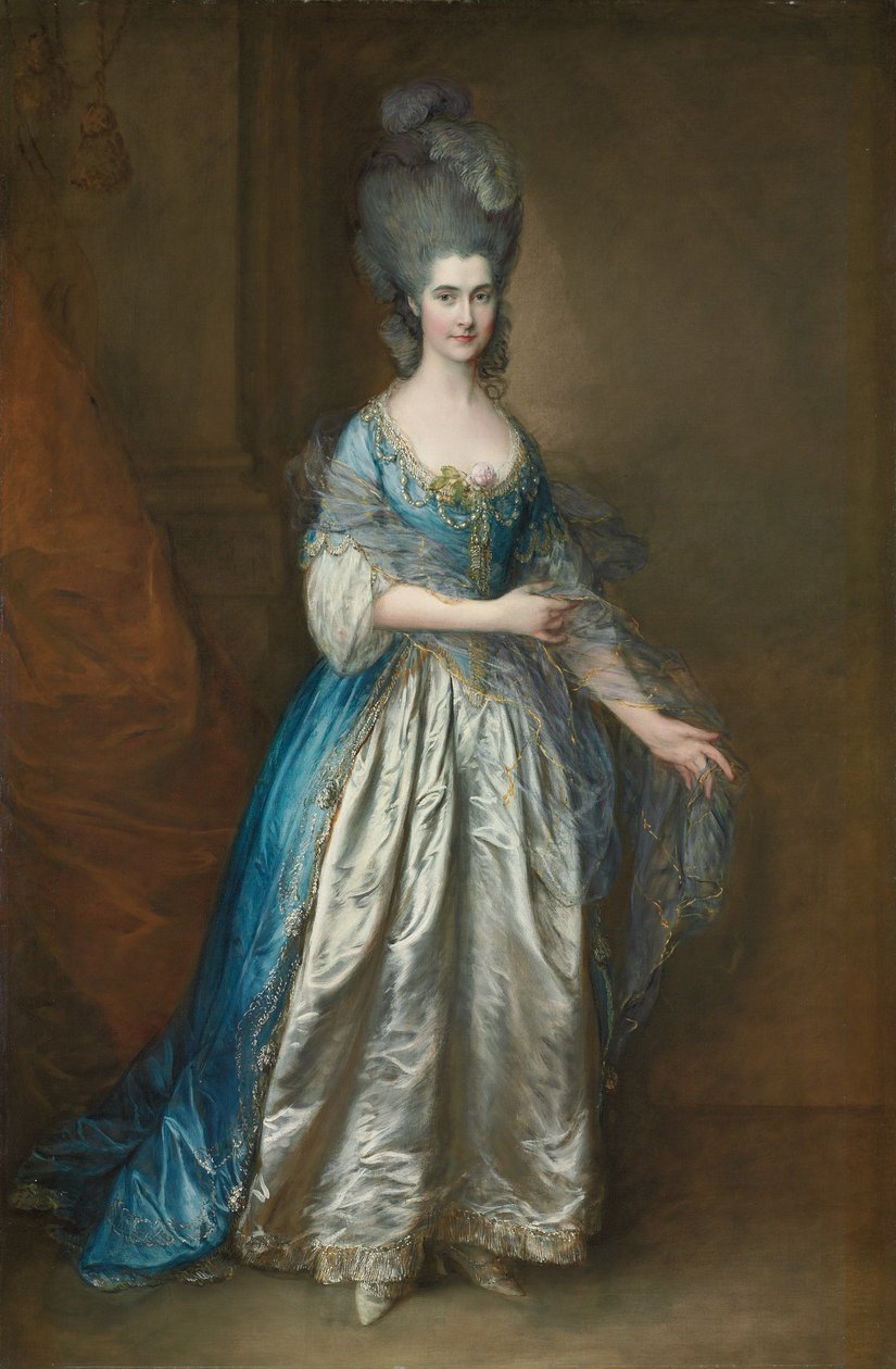 Retrato da Sra. William Villebois de Thomas Gainsborough