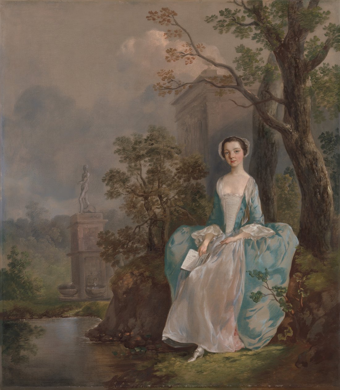 Retrato de uma mulher, c. 1750. de Thomas Gainsborough