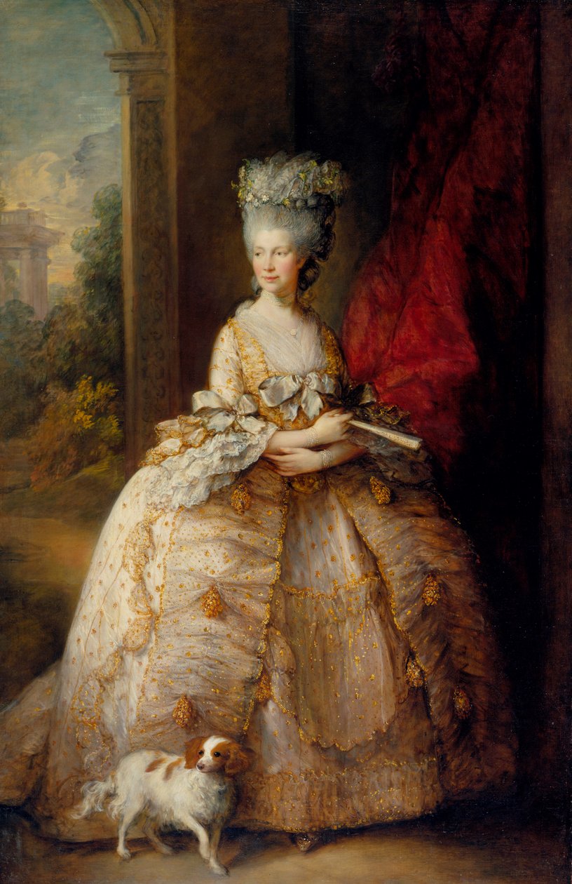 Rainha Charlotte (1744-1818) de Thomas Gainsborough