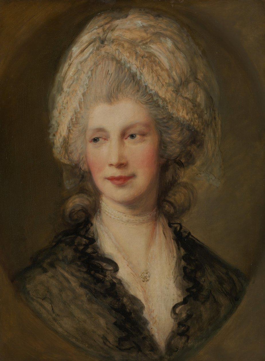 Rainha Charlotte. de Thomas Gainsborough