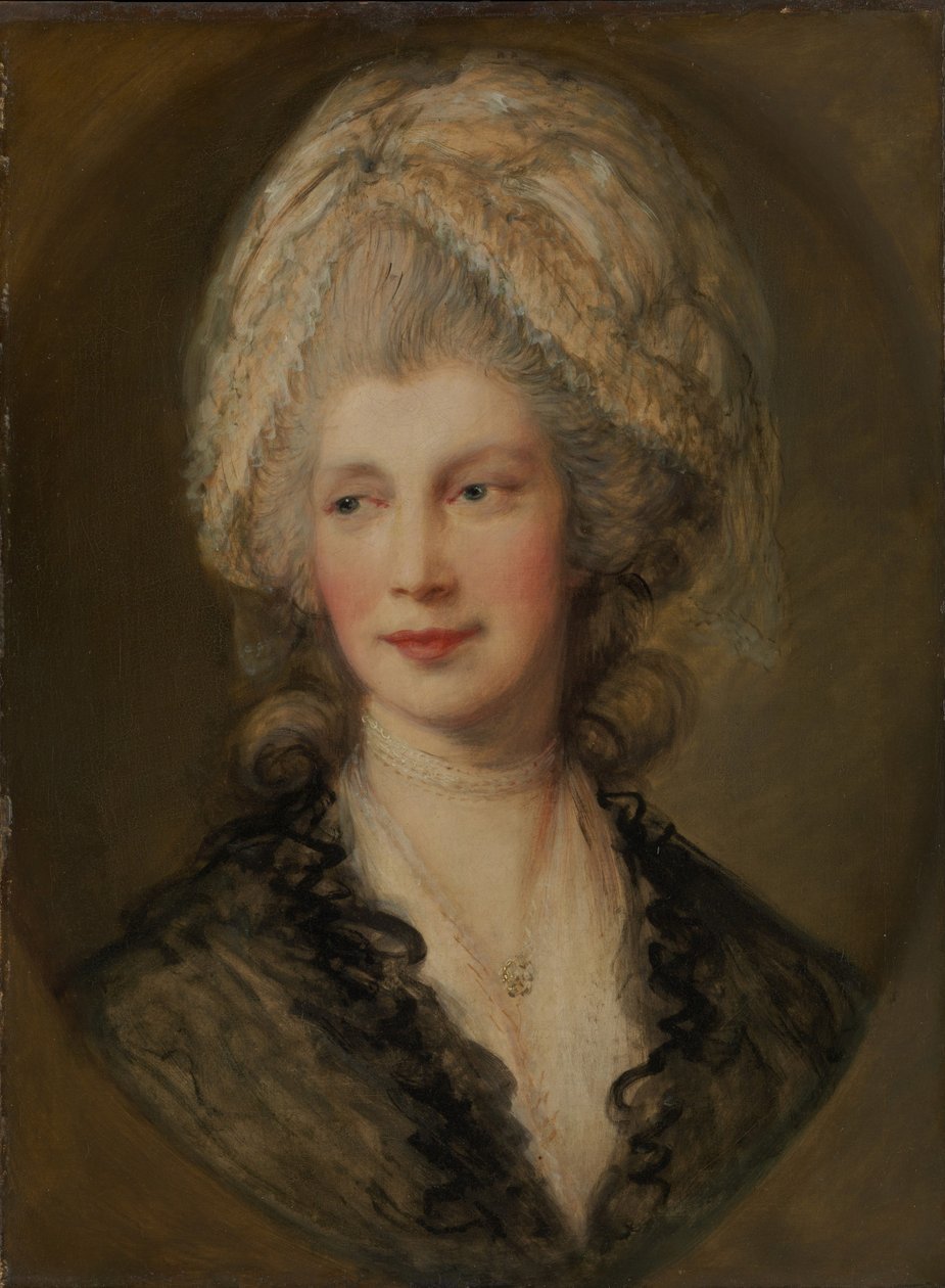 Queen Charlotte, c.1782 (óleo sobre tela) de Thomas Gainsborough