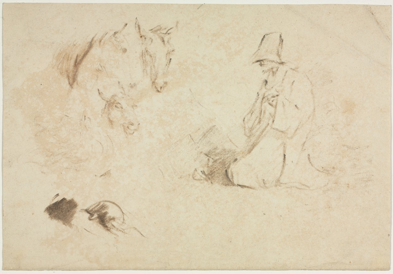 Esboços: Figuras e Animais. de Thomas Gainsborough