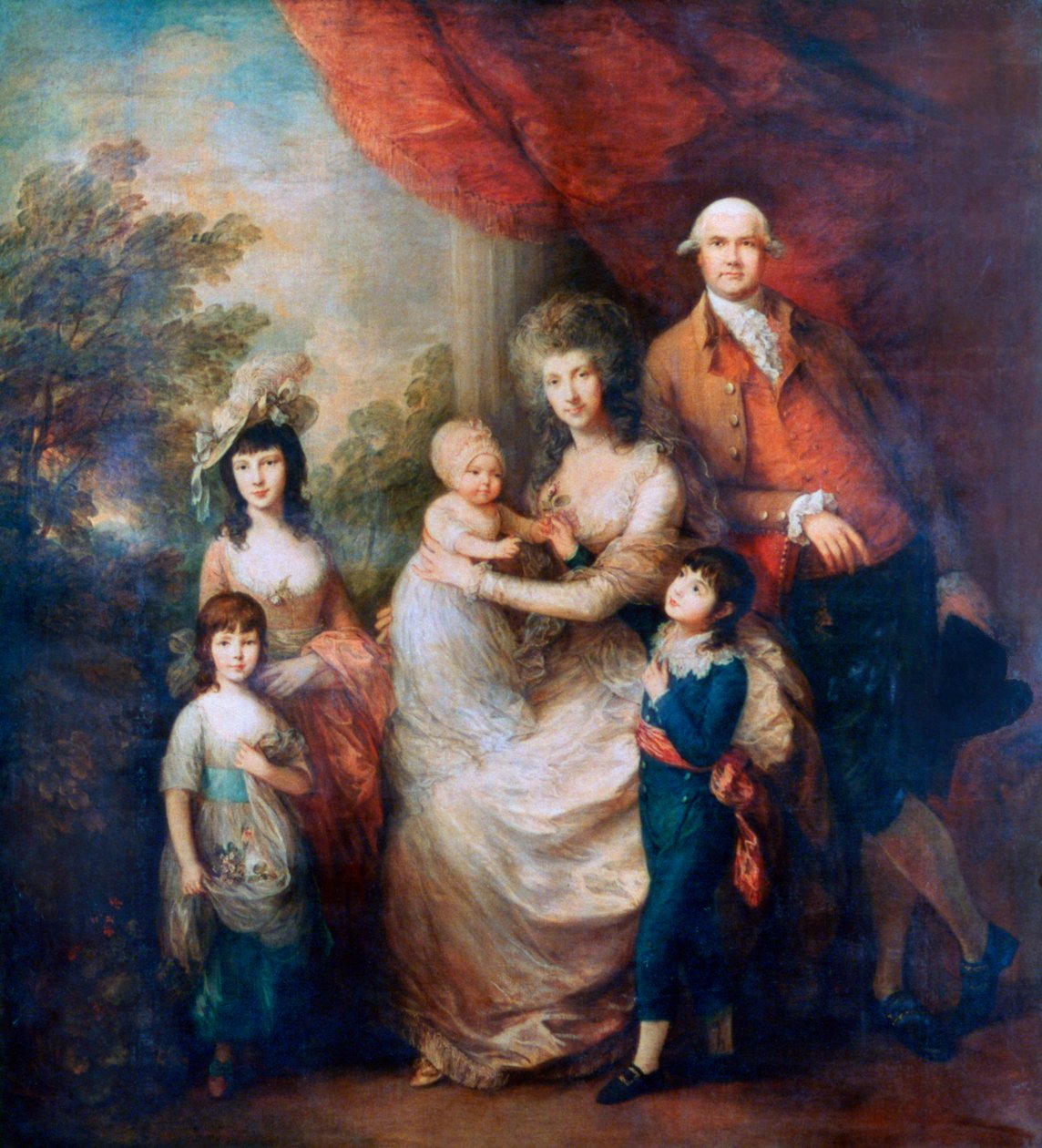 A família Baillie, c1784 de Thomas Gainsborough