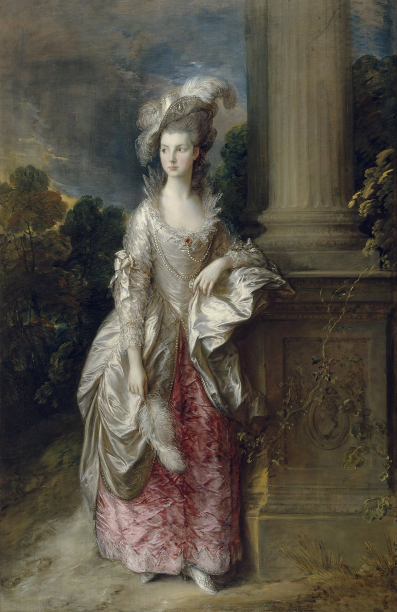 A honorável Sra. Graham (1757 - 1792) de Thomas Gainsborough