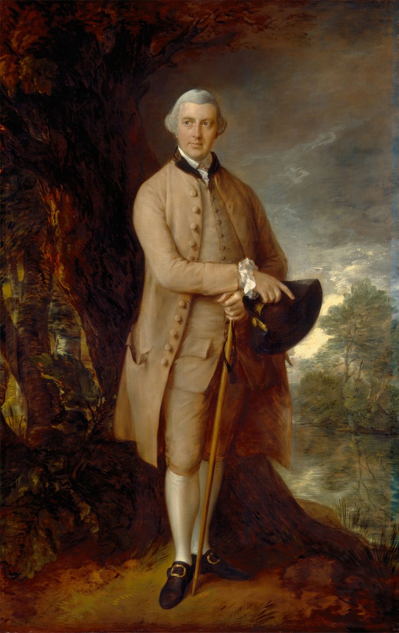 William Johnstone-Pulteney, mais tarde quinto Lord Pulteney, ca. 1772 de Thomas Gainsborough