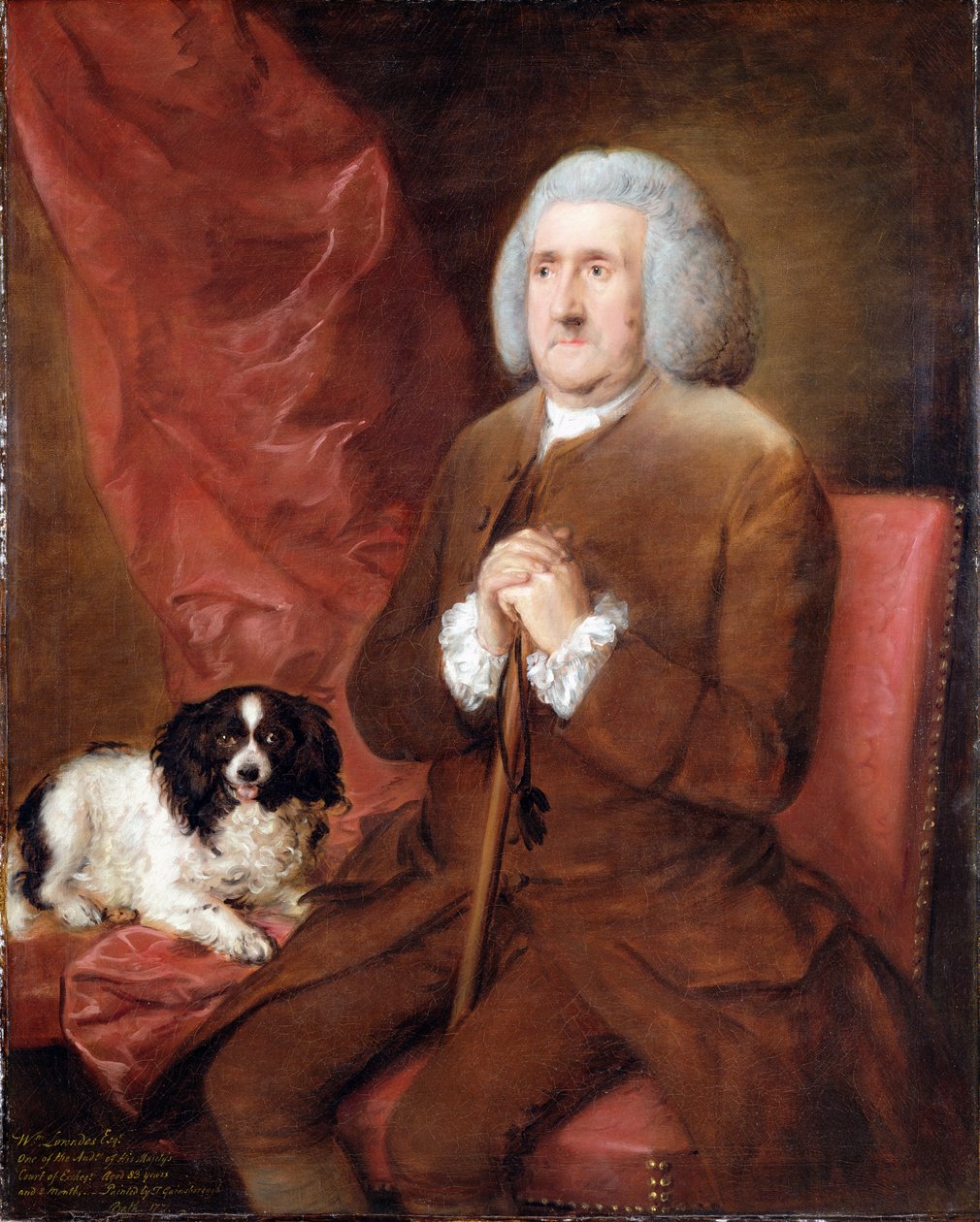 William Lowndes (1652-1724), Auditor do Tribunal do Tesouro de Sua Majestade de Thomas Gainsborough