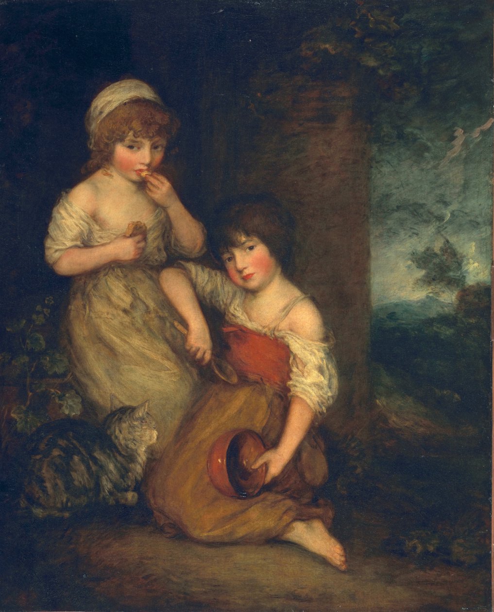 Jovem Hobbinol e Ganderetta, c.1788 de Thomas Gainsborough