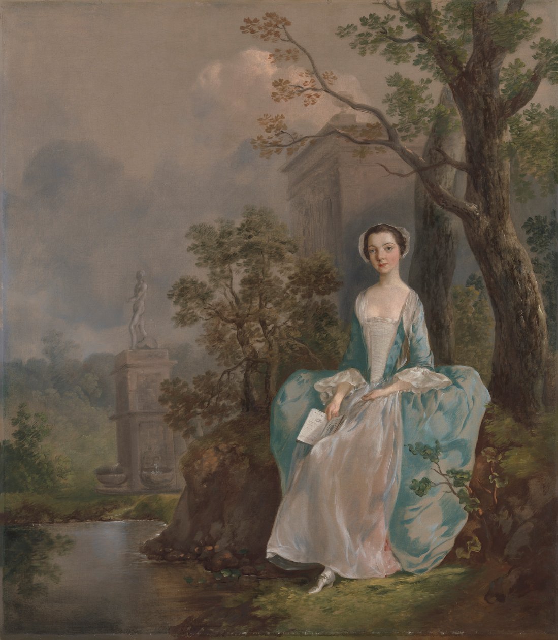 Retrato de uma Mulher de Thomas Gainsborough RA