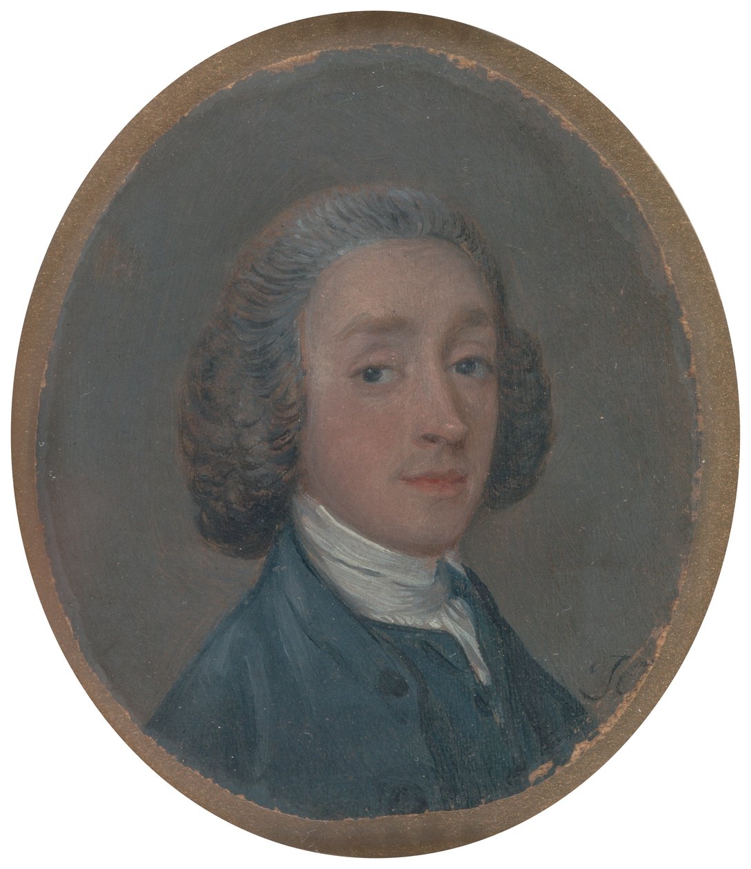 Retrato de um Jovem de Cabelo em Pó de Thomas Gainsborough RA