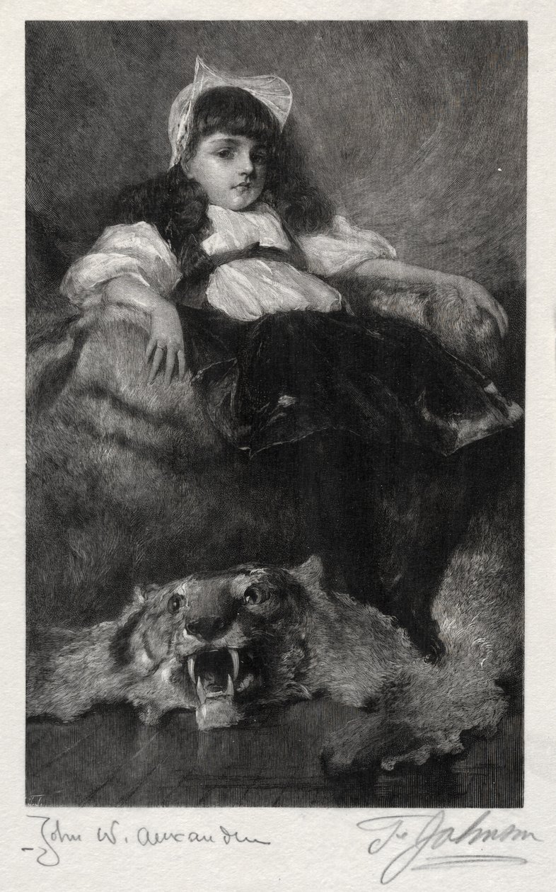 Retrato de uma criança de Thomas George Johnson