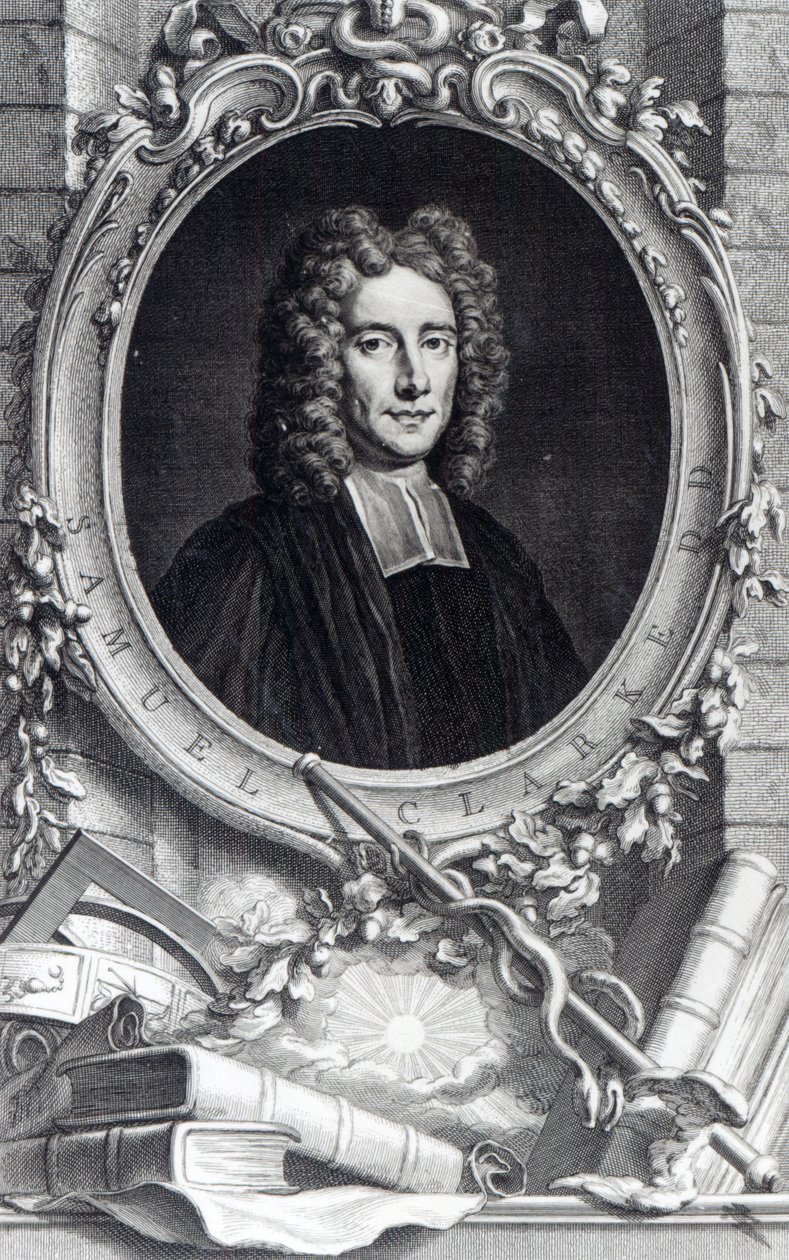 Samuel Clarke, gravado por Jacobus Houbraken, c.1737-48 de Thomas Gibson