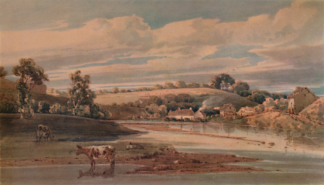Beddgelert, 1800, 1935 de Thomas Girtin