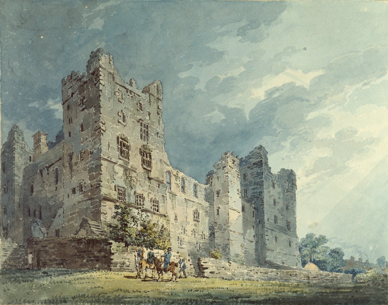 Castelo de Bolton, Yorkshire, 1795-1802 de Thomas Girtin