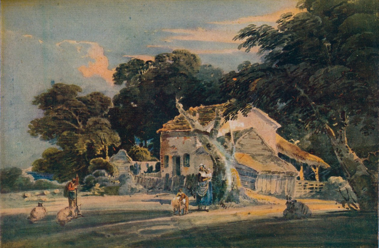 Devonshire Farm, c1798 de Thomas Girtin