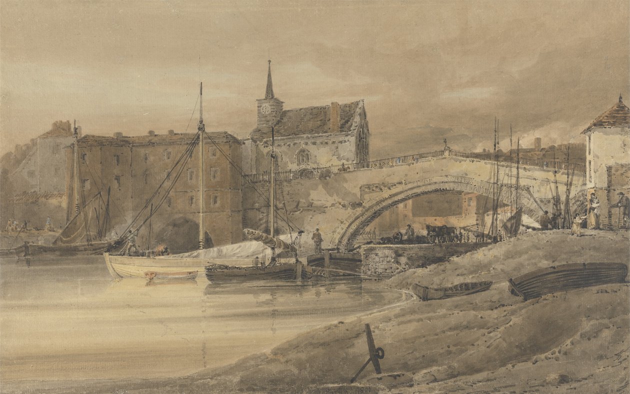 Ouse Bridge, York de Thomas Girtin