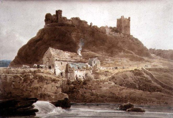 Castelo de Richmond, Yorkshire de Thomas Girtin